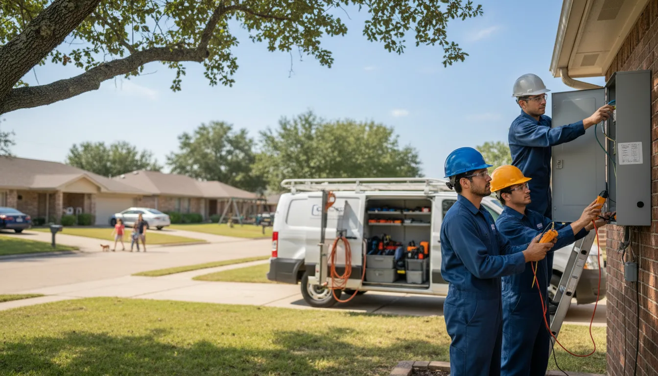 Certified electrician providing emergency electrical services in Rison, AR